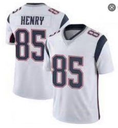 Men Nike New England Patriots  Hunter Henry 85 Limited White Vapor Untouchable Limited Jers