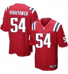Mens Nike New England Patriots 54 Donta Hightower Game Red Alternate NFL Jersey