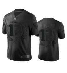 New England Patriots 12 Tom Brady Men Nike Black NFL MVP Limited Edition Jersey