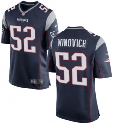 New England Patriots 52 Chase Winovich Nike Limited Navy Jersey