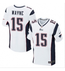 New New England Patriots #15 Reggie Wayne White NFL Elite Jersey