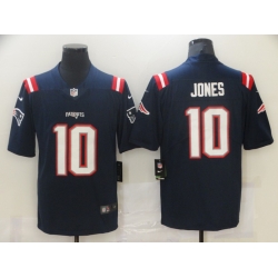 Nike New England Patriots 10 Mac Jones Navy 2021 Draft Vapor Limited Jersey