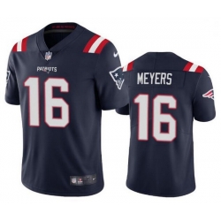 Nike New England Patriots 16 Jakobi Myers Navy Vapor Untouchable Limited Jersey