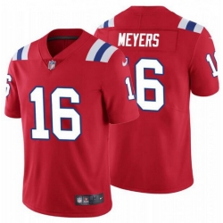 Nike New England Patriots 16 Jakobi Myers Red Vapor Untouchable Limited Jersey