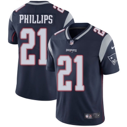 Nike New England Patriots 21 Adrian Phillips Navy Blue Team Color Men Stitched NFL Vapor Untouchable Limited Jersey
