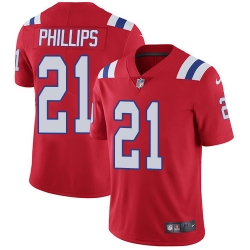 Nike New England Patriots 21 Adrian Phillips Red Alternate Men Stitched NFL Vapor Untouchable Limited Jersey