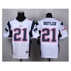 Nike New England Patriots 21 Malcolm Butler white Elite NFL Jersey