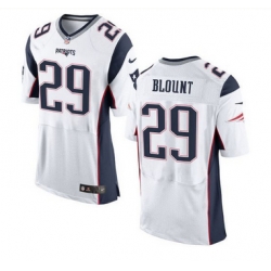 Nike New England Patriots #29 LeGarrette Blount White Men 27s Stitched NFL New Elite Jersey