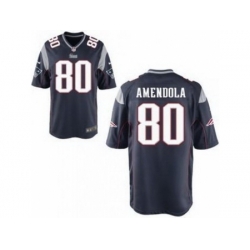 Nike New England Patriots 80 Danny Amendola Blue Elite NFL Jersey