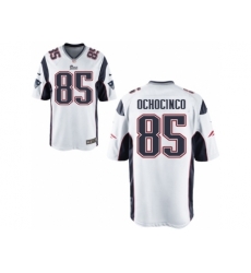 Nike New England Patriots 85 Chad Ochocinco White Game NFL Jersey