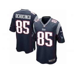 Nike New England Patriots 85 Chad Ochocinco blue Game NFL Jersey