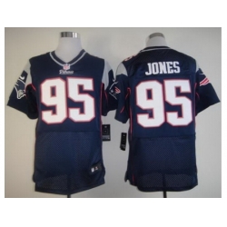 Nike New England Patriots 95 Chandler Jones Blue Elite NFL Jersey