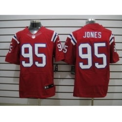Nike New England Patriots 95 Chandler Jones Red Elite NFL Jersey