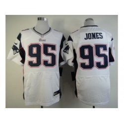 Nike New England Patriots 95 Chandler Jones White Elite NFL Jersey