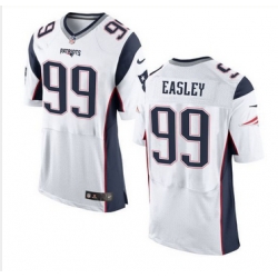 Nike New England Patriots #99 Dominique Easley White Men 27s Stitched NFL New Elite Jersey