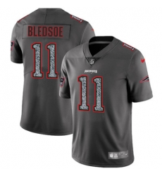 Nike Patriots #11 Drew Bledsoe Gray Static Mens NFL Vapor Untouchable Game Jersey