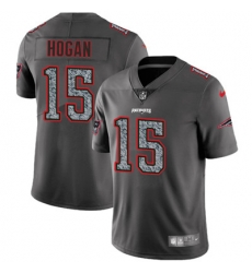 Nike Patriots #15 Chris Hogan Gray Static Mens NFL Vapor Untouchable Game Jersey
