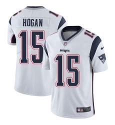 Nike Patriots #15 Chris Hogan White Mens Stitched NFL Vapor Untouchable Limited Jersey