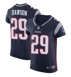 Nike Patriots #29 Duke Dawson Navy Blue Team Color Mens Stitched NFL Vapor Untouchable Elite Jersey