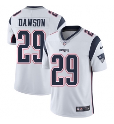 Nike Patriots #29 Duke Dawson White Mens Stitched NFL Vapor Untouchable Limited Jersey