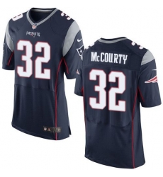 Nike Patriots #32 Devin McCourty Navy Blue Team Color Mens Stitched NFL New Elite Jersey