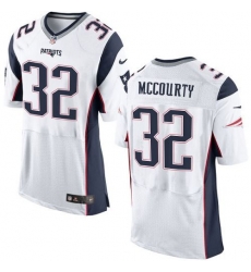 Nike Patriots #32 Devin McCourty White Mens Stitched NFL New Elite Jer