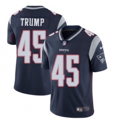 Nike Patriots #45 Donald Trump Navy Blue Team Color Mens Stitched NFL Vapor Untouchable Limited Jersey