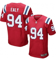 Nike Patriots #94 Kony Ealy Red Alternate Mens Stitched NFL Elite Jersey