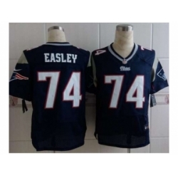 Nike new england patriots 74 Dominique Easley blue Elite NFL Jersey