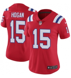 Nike Patriots #15 Chris Hogan Red Alternate Womens Stitched NFL Vapor Untouchable Limited Jersey