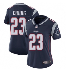 Nike Patriots #23 Patrick Chung Navy Blue Team Color Womens Stitched NFL Vapor Untouchable Limited Jersey