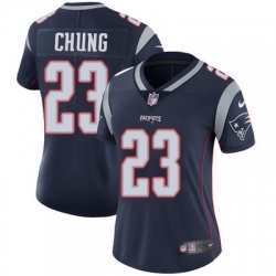 Nike Patriots #23 Patrick Chung Navy Blue Team Color Womens Stitched NFL Vapor Untouchable Limited Jersey