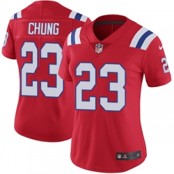 Nike Patriots #23 Patrick Chung Red Alternate Womens Stitched NFL Vapor Untouchable Limited Jersey