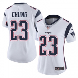 Nike Patriots #23 Patrick Chung White Womens Stitched NFL Vapor Untouchable Limited Jersey