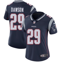 Nike Patriots #29 Duke Dawson Navy Blue Team Color Womens Stitched NFL Vapor Untouchable Limited Jersey