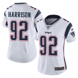 Nike Patriots #92 James Harrison White Womens Stitched NFL Vapor Untouchable Limited Jersey
