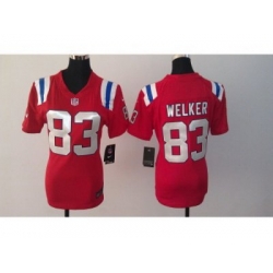 Nike Women New England Patriots #83 Wes Welker red jerseys