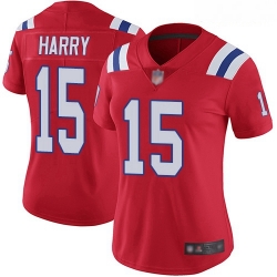 Patriots #15 N 27Keal Harry Red Alternate Women Stitched Football Vapor Untouchable Limited Jersey