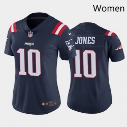 Women New England Patriots 10 Mac Jones Navy 2021 Jersey