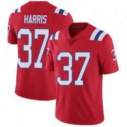 Women New England Patriots Damien Harris #37 Red Vapor Limited Jersey