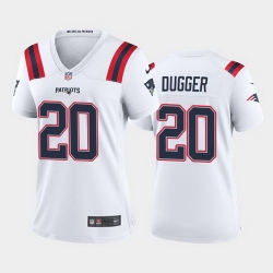 women kyle dugger new england patriots white game jersey 