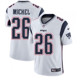 Nike Patriots #26 Sony Michel White Youth Stitched NFL Vapor Untouchable Limited Jersey