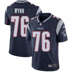Nike Patriots #76 Isaiah Wynn Navy Blue Team Color Youth Stitched NFL Vapor Untouchable Limited Jersey