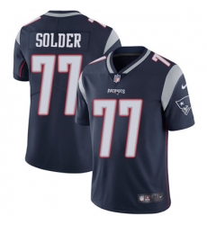 Nike Patriots #77 Nate Solder Navy Blue Team Color Youth Stitched NFL Vapor Untouchable Limited Jersey