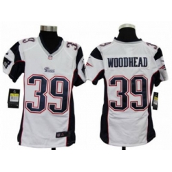 Nike Youth NFL New England Patriots #39 Danny Woodhead White Jerseys