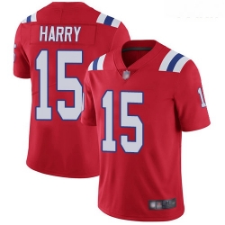 Patriots #15 N 27Keal Harry Red Alternate Youth Stitched Football Vapor Untouchable Limited Jersey