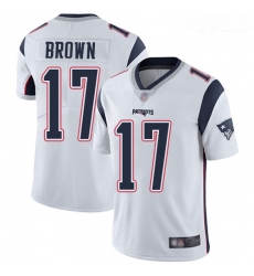 Patriots #17 Antonio Brown White Youth Stitched Football Vapor Untouchable Limited Jersey