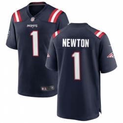 Youth New England Patriots 1 Cam Newton Nike Navy Vapor Rush Limited Player Jersey