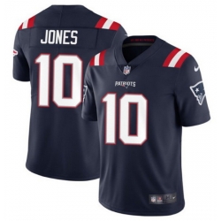 Youth New England Patriots 10 Mac Jones 2021 Navy Vapor Untouchable Limited Stitched Jersey 