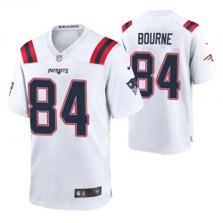 Youth New England Patriots Kendrick Bourne #84 White Limited Jersey